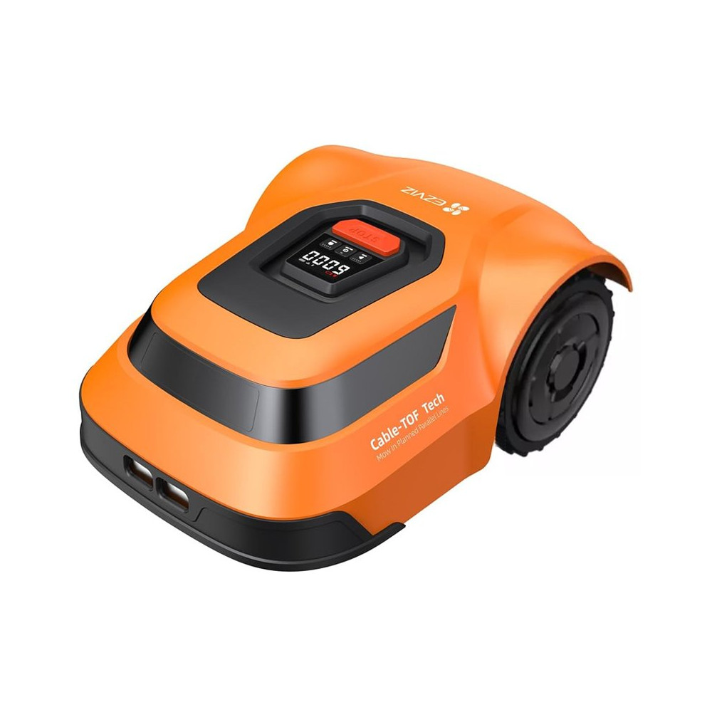 EZVIZ RM600 - ROBOT TAGLIAERBA SMART - TECNOLOGIA DI POSIZIONAMENTO C-TOF - ALTEZZA TAGLIO REGOLABILE - GESTIONE PENDENZA FINO A