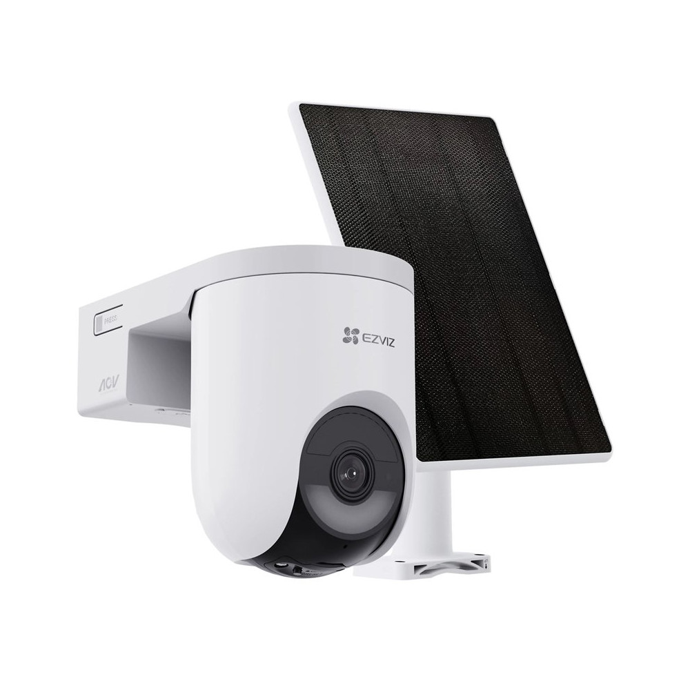 EZVIZ HB8 LITE + SOLAR PANEL - TELECAMERA MOTORIZZATA DA ESTERNO A BATTERIA - 2K+ - COLOR NIGHT VISION - HUMAN DETECTION - AUDIO