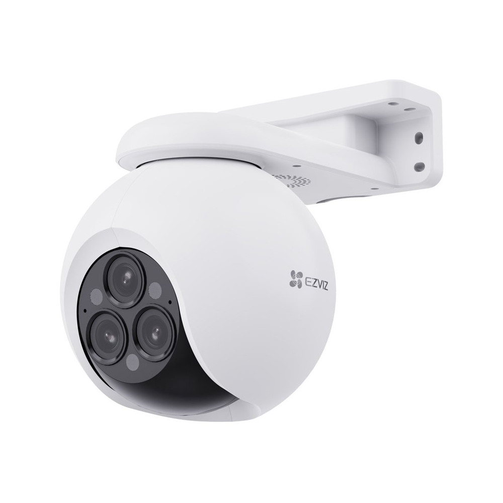 EZVIZ H80F MULTI - TELECAMERA MOTORIZZATA DA ESTERNO - TRE OBIETTIVI 2K+ - VISIONE 360 - COLOR NIGHT VISION - HUMAN DETECTION - 