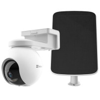 EZVIZ HB8 PRO + SOLAR PANEL 5W - TELECAMERA MOTORIZZATA DA ESTERNO A BATTERIA - 4K - COLOR NIGHT VISION - HUMAN DETECTION - AUDI