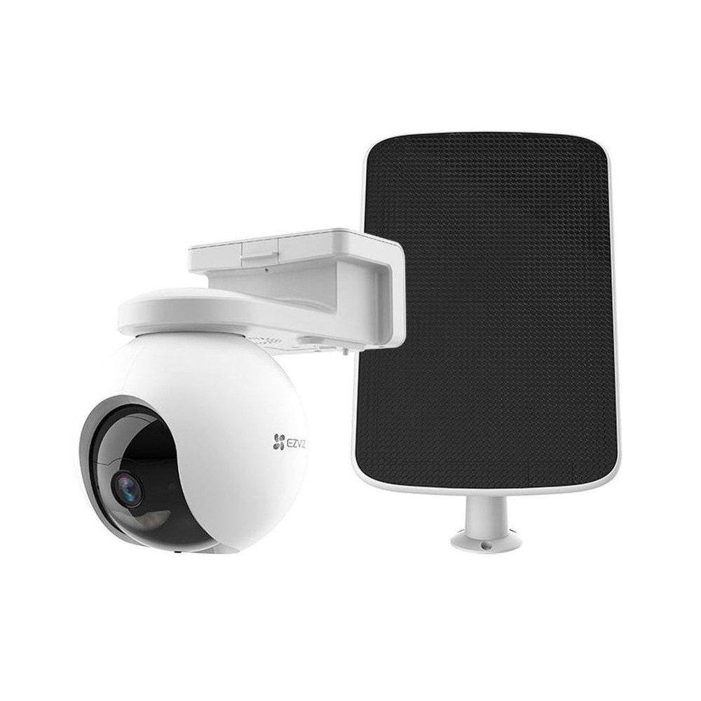 EZVIZ HB8 PRO + SOLAR PANEL 5W - TELECAMERA MOTORIZZATA DA ESTERNO A BATTERIA - 4K - COLOR NIGHT VISION - HUMAN DETECTION - AUDI