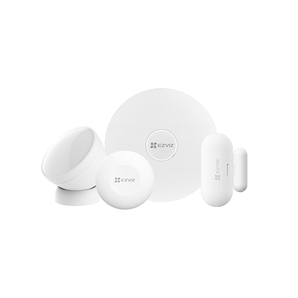 EZVIZ A3 KIT - CENTRALINA - SENSORE PIR - SENSORE APERTURA/CHIUSURA - PULSANTE - ZIGBEE EZVCSTX/A3
