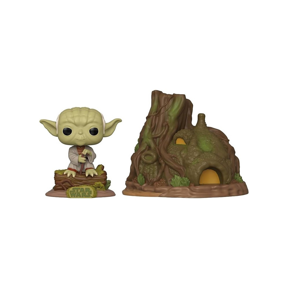 FUNKO POP DAGOBAH YODA WITH HUT (46765) - STAR WARS - TOWN - NUM.11 FUN46765