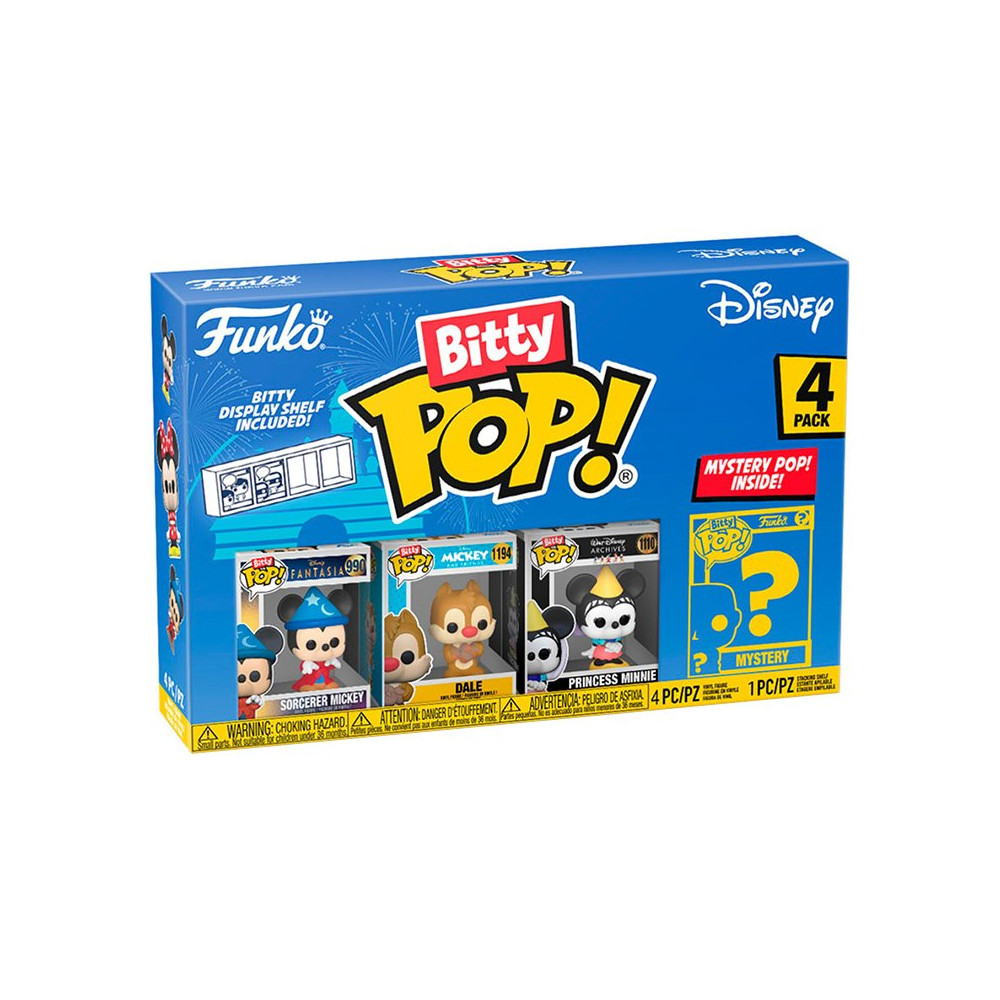 FUNKO POP BITTY POP SORCERER MICKEY 4-PK (71321) - DISNEY FUN71321