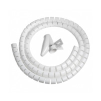 VULTECH SN21505/WH - SPIRALE AVVOLGI CAVO FLESSIBILE 1.5 MT BIANCO VULSN21505WH