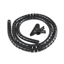 VULTECH SN21505 - SPIRALE AVVOLGI CAVO FLESSIBILE 1.5 MT NERO VULSN21505BK