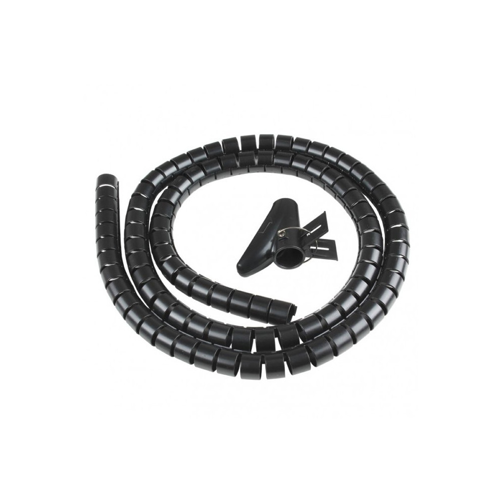 VULTECH SN21505 - SPIRALE AVVOLGI CAVO FLESSIBILE 1.5 MT NERO VULSN21505BK
