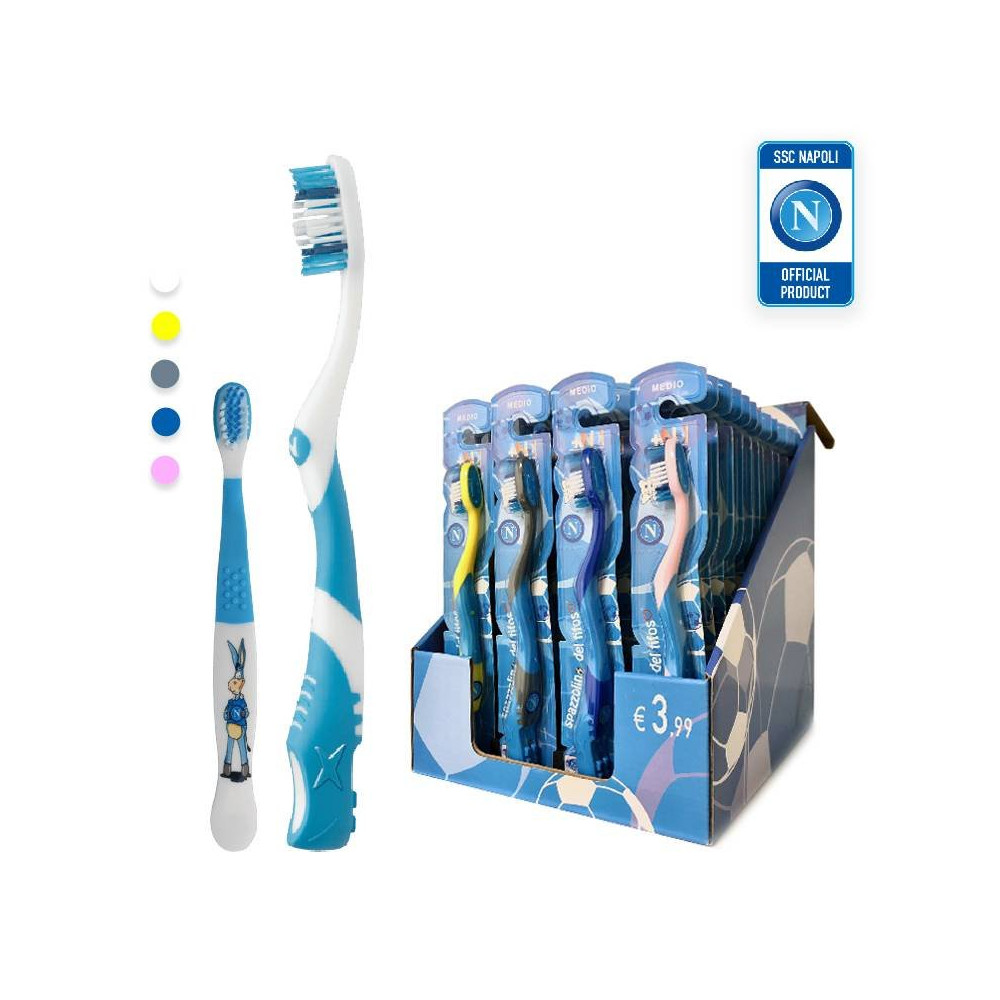 NAPOLI KST-K7NA48 - SET 48 SPAZZOLINI DA DENTI PER ADULTO + BAMBINO (FANTASIE ASSORTITE) NEMESI KSTK7NA48ABMC