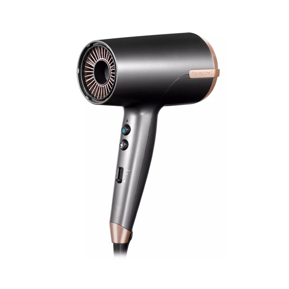 REMINGTON D6077 - ASCIUGACAPELLI -  2000W - 4 ACC - SENSORE THERMACARE - 8 TEMP/VEL - ASTUCCIO REMD6077