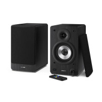 SHARP CP-SS30(BK) - ALTOPARLANTI ATTIVI DA DESKTOP - 60W RMS - CHASSIS LEGNO - BLUETOOTH 5.0 - USB - BLACK SHACPSS30BK