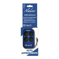 BRAVO ALADINO (90502150) - RADIOCOMANDO APRICANCELLO UNIVERSALE - AUTOAPPRENDENTE - 4 BANCHI MEMORIA - 433 Mhz BRAALADINO