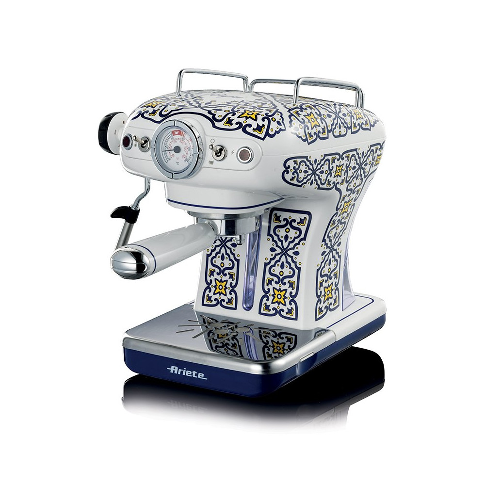 ARIETE CAFFÈ ESPRESSO CAPRI EDITION (1389) - MACCHINA PER CAFFE'' ESPRESSO - POLVERE E CIALDE - 1 O 2 TAZZE - CAPPUCCINATORE - P