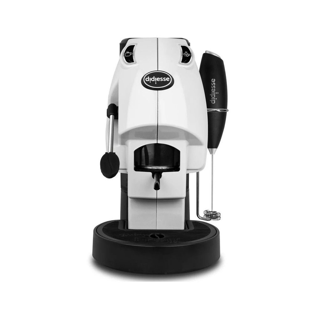 DIDIESSE BABY FROG COFFEE AND TEA (BIANCO) - MACCHINA DA CAFFE'' CON FRULLINO E DOPPIO PORTACIALDA - 450W DDSBABYFROGCTBIANCO