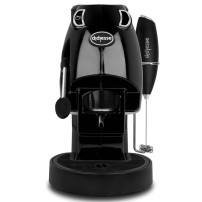 DIDIESSE BABY FROG COFFEE AND TEA (NERO) - MACCHINA DA CAFFE'' CON FRULLINO E DOPPIO PORTACIALDA - 450W DDSBABYFROGCTNERO