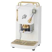 FABER PRO 3.0 ESSENTIAL WHITE BRASS - MACCHINA CAFFÈ A CIALDE FABPROESSWHTBRA