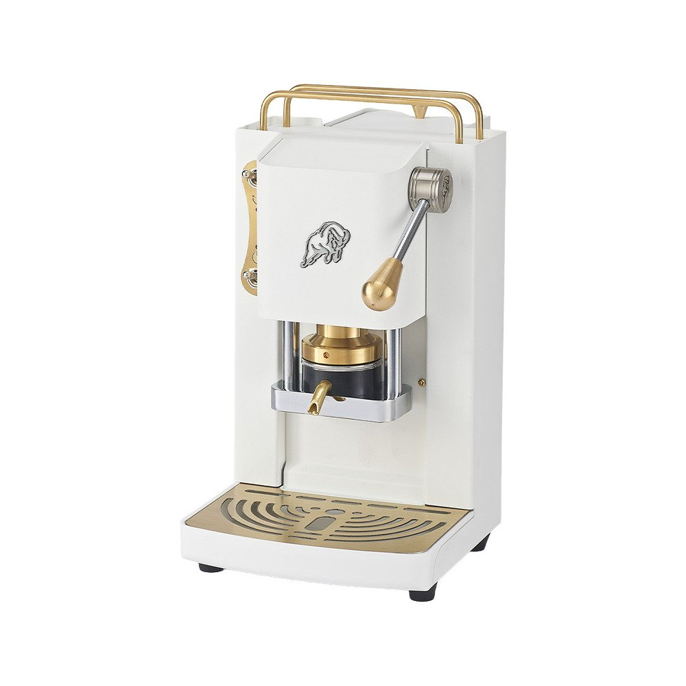 FABER PRO 3.0 ESSENTIAL WHITE BRASS - MACCHINA CAFFÈ A CIALDE FABPROESSWHTBRA