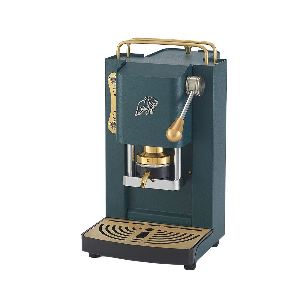 FABER PRO 3.0 ESSENTIAL BRITISH GREEN BRASS - MACCHINA CAFFÈ A CIALDE FABPROESSBRGBRA