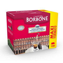 CAFFE'' BORBONE MISCELA SUPREMA (ORO) - BOX 120 CAPSULE COMPATIBILI LAVAZZA A MODO MIO CFBAMSOROSUPREMA120Z