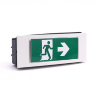 V-TAC VT-511S - LAMPADA EMERGENZA + EXIT A LUCE BIANCA 6000K - 3.8W - 110 LUMENS - IP20 VTACVT511S