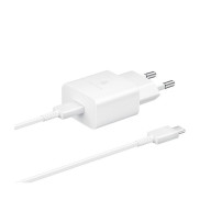 ALIMENTATORE SAMSUNG FAST EP-T1510XWEGEU 15W TYPE-C WHITE CON CAVO SAMEPT1510XWEGEU