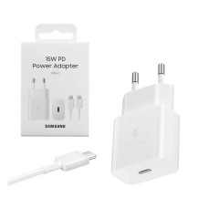 SAMSUNG FAST EP-T2510XWEGEU - ALIMENTATORE 25W USB-C WHITE + CAVO 1M SAMEPT2510XWEGEU