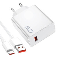 XIAOMI BHR9465EU - ALIMENTATORE 67W USB-A + CAVO TYPE-C XIABHR9465EU