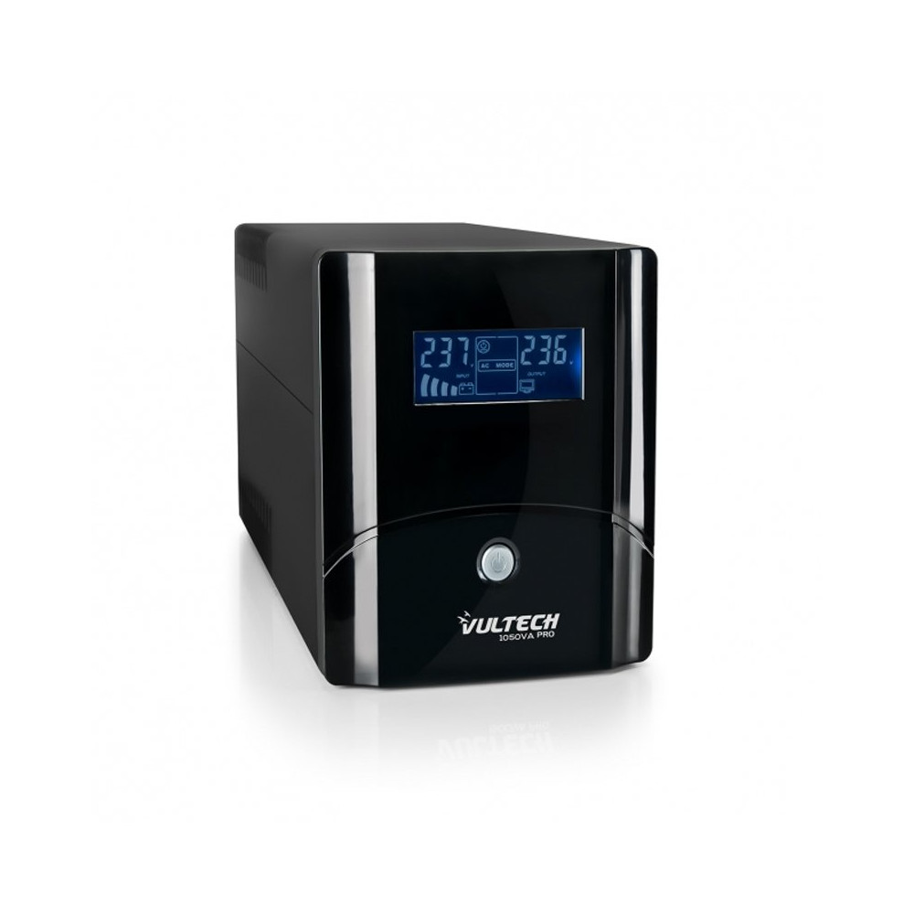 VULTECH UPS1050VA-PRO - GRUPPO DI CONTINUITÀ LINE INTERACTIVE - LCD - 2 PRESE - 1 PRESA IEC13 VULUPS1050VA-PRO