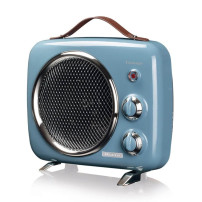 ARIETE VINTAGE CELESTE (0808/05) - TERMOVENTILATORE 2000W - CALDO/FREDDO ARI0808/05