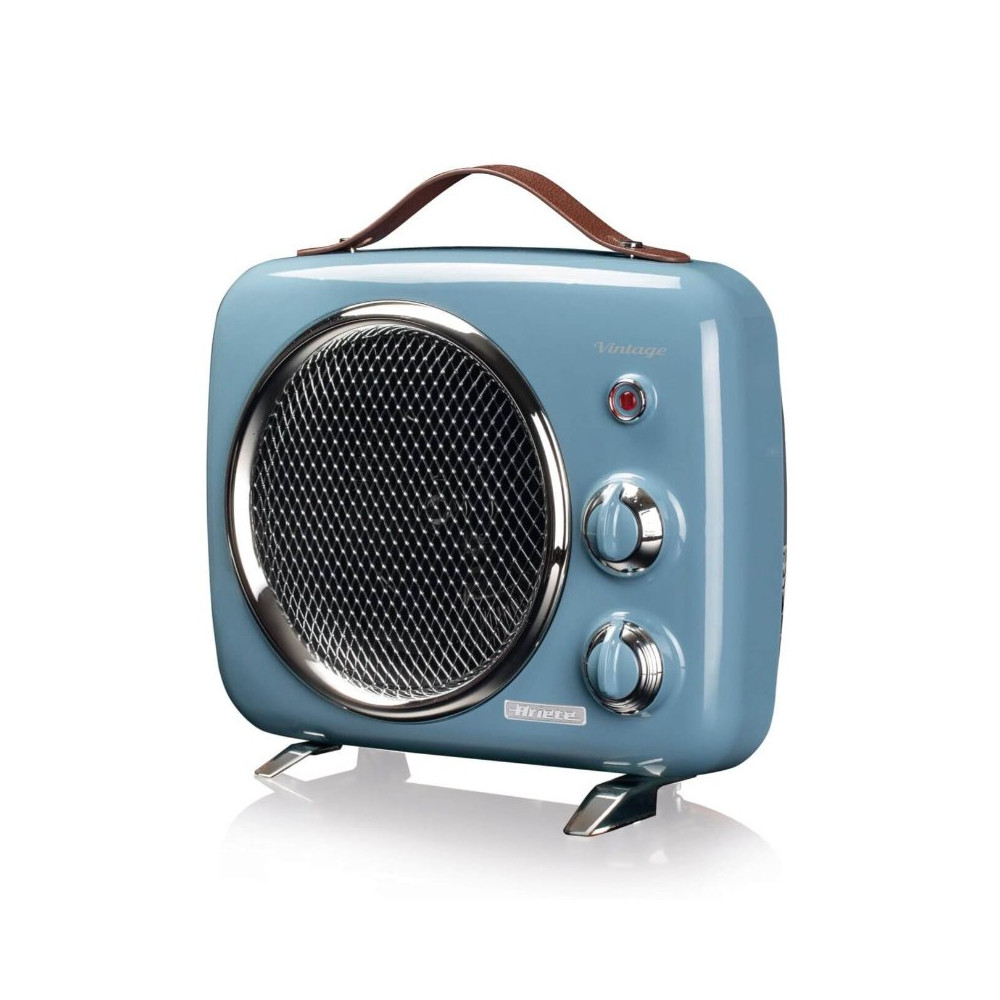 ARIETE VINTAGE CELESTE (0808/05) - TERMOVENTILATORE 2000W - CALDO/FREDDO ARI0808/05
