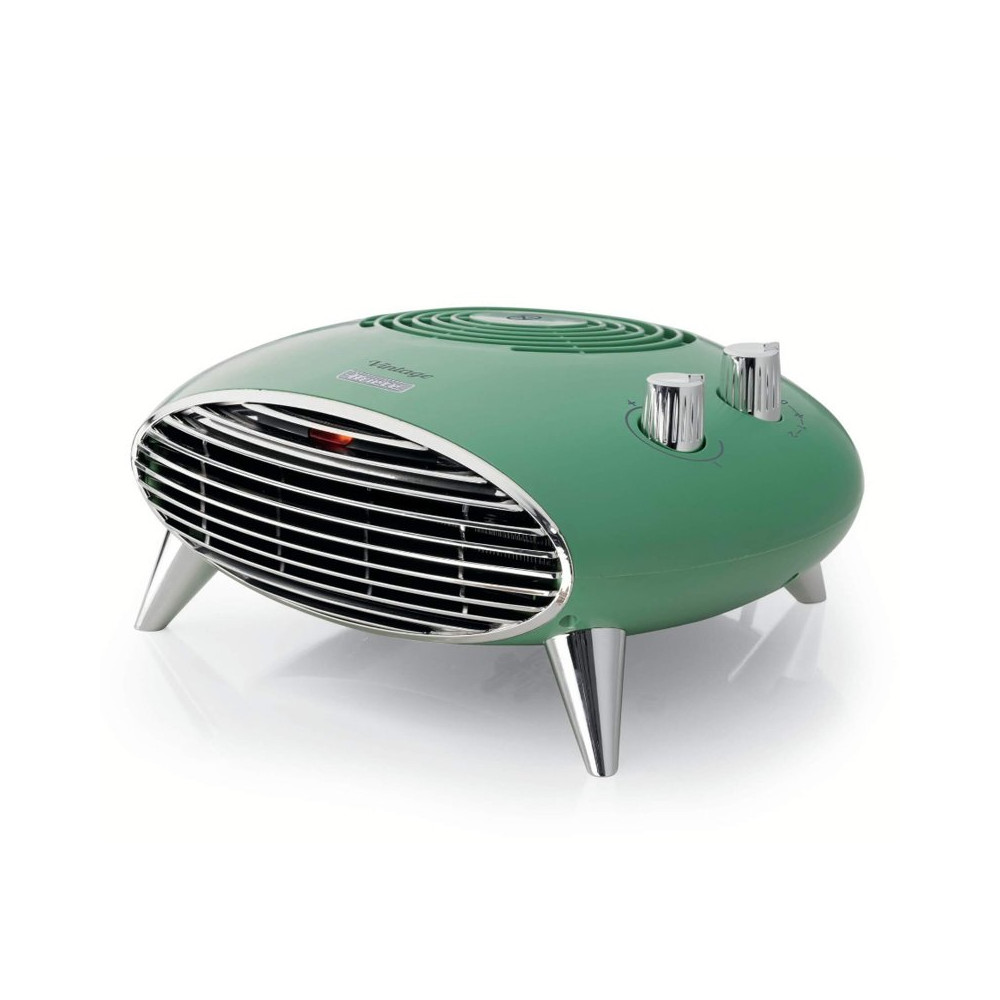 ARIETE VINTAGE VERDE (8211/04) - TERMOVENTILATORE DA TAVOLO 2000W - CALDO/FREDDO ARI8211/04