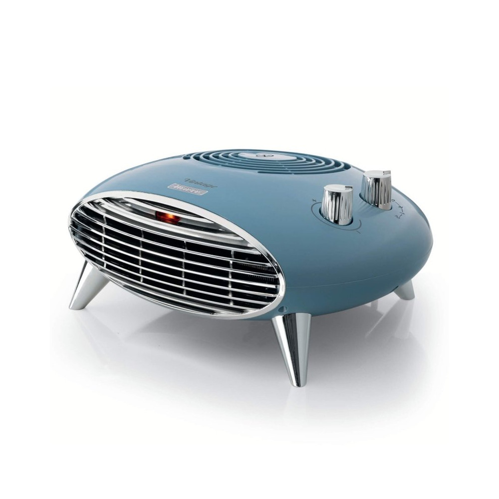 ARIETE VINTAGE CELESTE (8211/05) - TERMOVENTILATORE DA TAVOLO 2000W - CALDO/FREDDO ARI8211/05