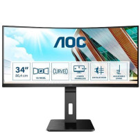 MONITOR AOC LED 34" Wide CURVED CU34P2A VA 3840x1440 1ms 300cd/mq 50.000.000:1 2x3W MM Reg.H 2HDMI DP
