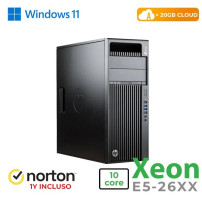 RINOVO WKS HP Z440 Xeon 10Core E5-2660 DDR4 32GB SSD 256GB NVD QUADRO K4000 3GB W11P UPG CLOUD20GB G