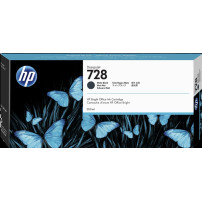 HP 728 Nero (opaco) Cartuccia d'inchiostro (F9J68A)