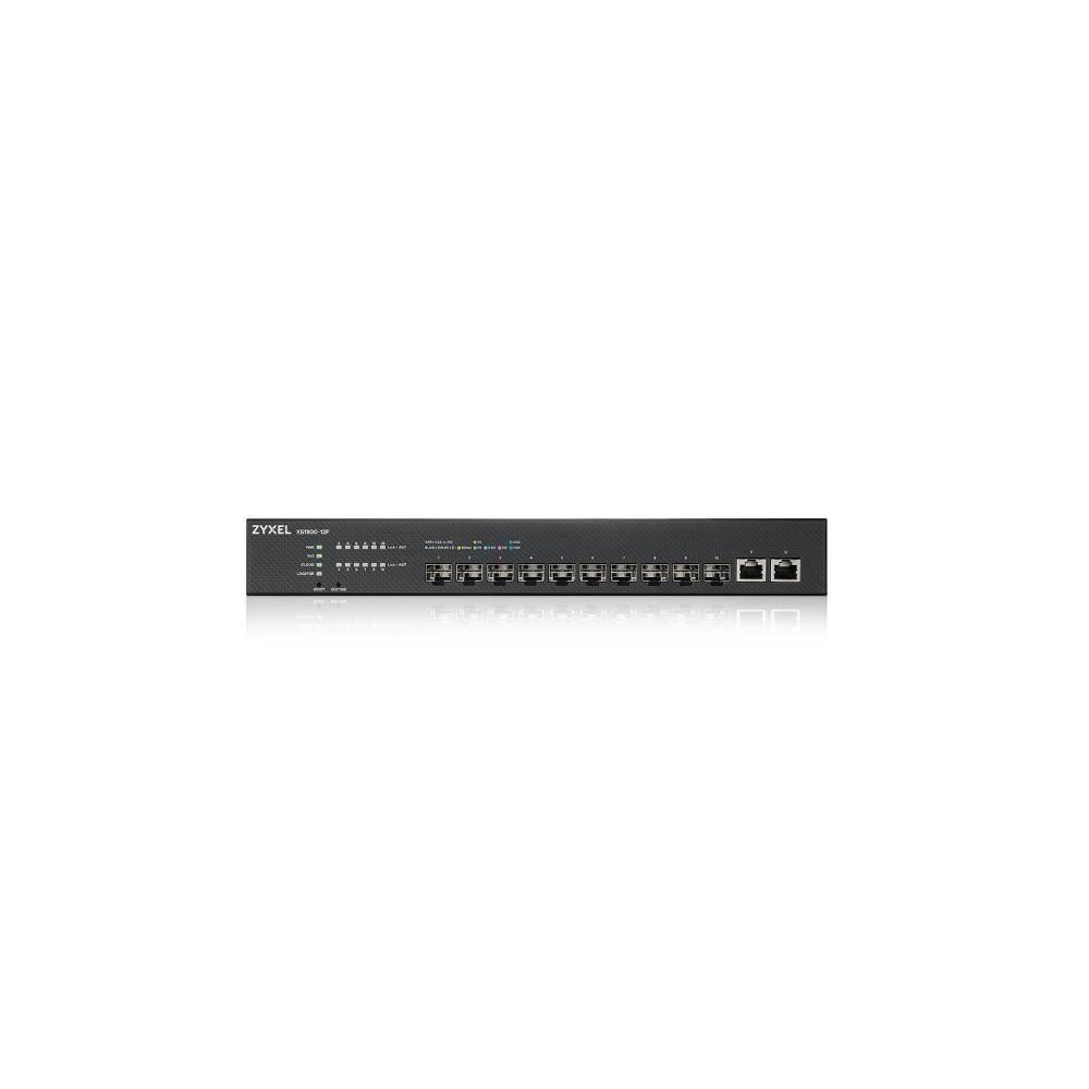 SWITCH ZYXEL XS1930-12F 8P 10GbE SFP+ 2P MultiGigabit IPv6, VLAN, QoS, IGMP, Static Routing, Rack ...