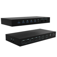 I-TEC DOCKING STATION USB-C KVM PER 3 HOSTS, DUAL DISPLAY, POWER DELIVERY 1X 92W/2X 65W