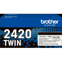 Brother TN-2420 TWIN Multipack nero