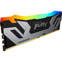 Kingston CU-DIMM 24 GB DDR5-8400, RAM (argento/nero, KF584CU40RSA-24, FURY Renegade RGB, INTEL XMP)