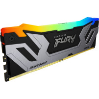 Kingston CU-DIMM 24 GB DDR5-8400, RAM (argento/nero, KF584CU40RSA-24, FURY Renegade RGB, INTEL XMP)