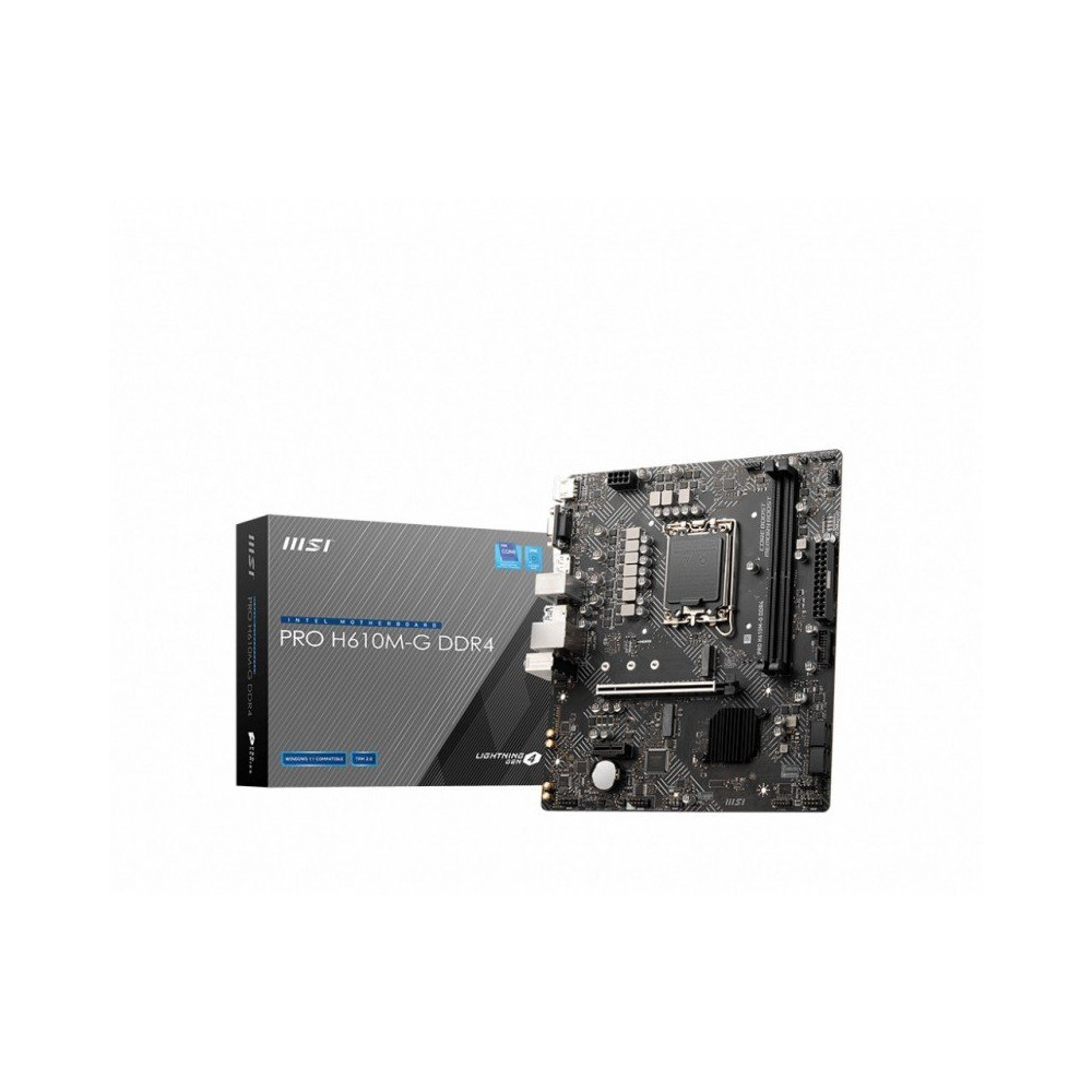 7D46-009R  MSI PRO H610M-G DDR4 scheda madre Intel H610 LGA 1700 micro ATX  4719