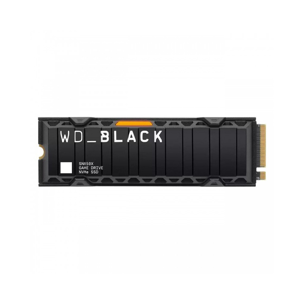 SSD WD Black 2TB SN850X Gaming NVME M.2 PCIe WDS200T2XHE m. Kühlkörper PCIe 4.0 x4