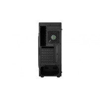 Aerocool Bolt Mid-Tower RGB PC Gaming Case, ATX, Full Acrylic Side Panel, RGB LED Strip Included, 13 Lighting Modes, 1 x 120mm B