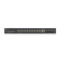 GS-1920-24 Switch Gigabit Ethernet Managed Plus 28Porte con 24 x 10/100/1000 (PoE) + 4 x10Gigabit SFP Dedicate