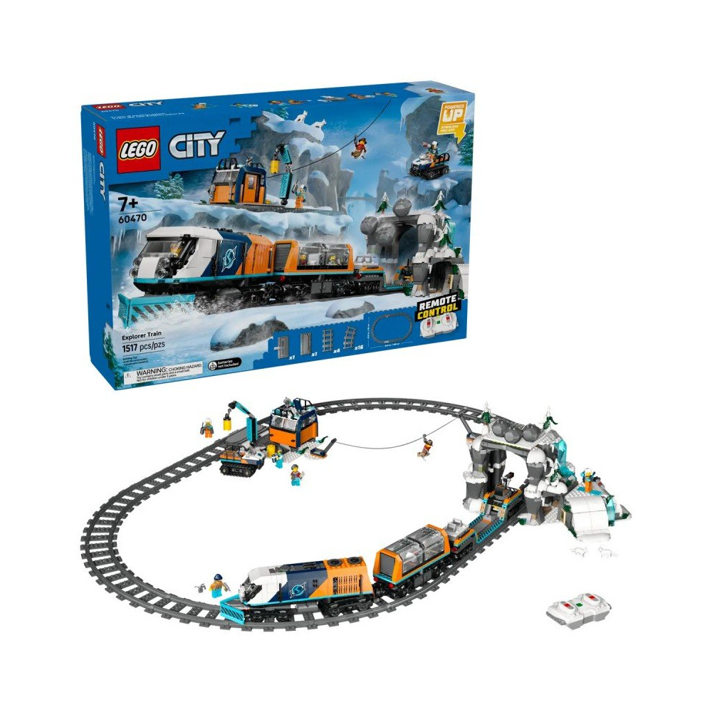 LEGO City Treno espresso artico degli esploratori, Giochi di costruzione