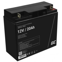 Green Cell Batteria AGM 12V 20Ah ricaricabile sigillata VRLA | Per UPS, allarmi, giocattoli elettrici, impianti solari, scooter,