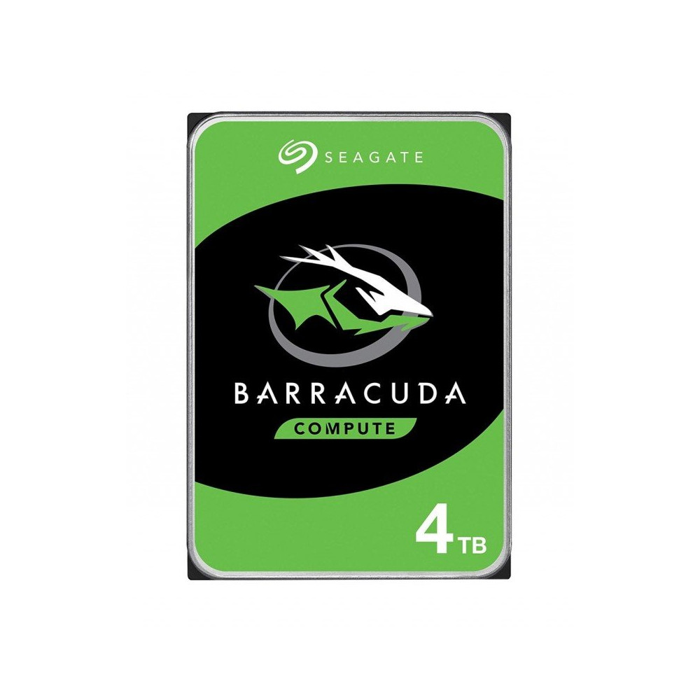 RIGENERATO Seagate BarraCuda, 4 TB, Hard Disk Interno, SATA da 6 GBit/s, 3,5", 5400 RPM, Cache da 256 MB per PC Desktop (ST4000D