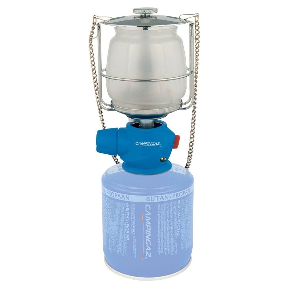 LUMOSTAR PLUS PZ Lámpara a gas da campeggio di Campingaz, Blu, Spazzolato, Metallo, 17 cm