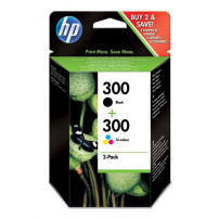 HP 300 Combo Pack CN637EE Confezione da 2 Cartucce Originali HP da 365 Pagine, Compatibile con Stampanti DeskJet D2560, D2660, F