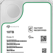 RIGENERATO HDD Seagate Exos X20 ST18000NM003D 18TB Sata 256MB (D)