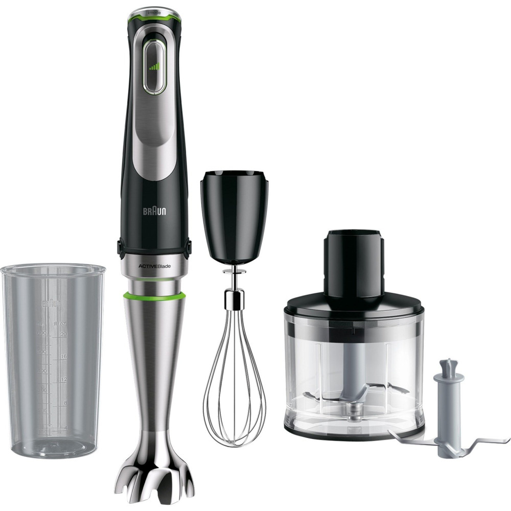 MultiQuick 9 MQ9135XI, Frullatore Ad Immersione Black Acciaio Inossidabile